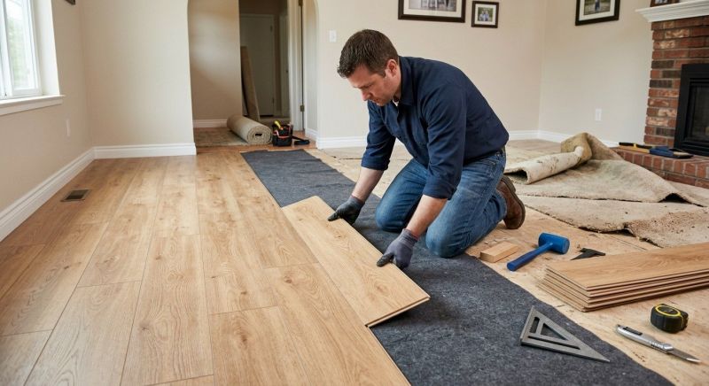 Laminate Floor Remodeling in Carlisle, PA