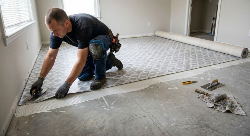 Sheet Vinyl Installation in Lewisberry, PA