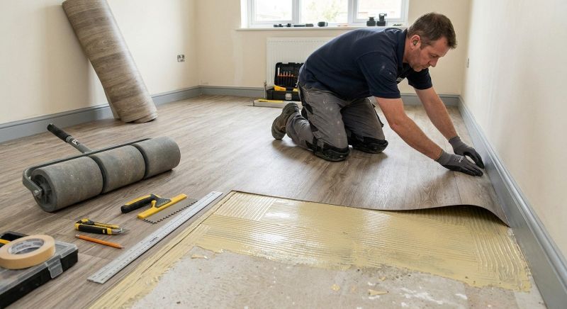 Sheet Vinyl Installation in New Cumberland, PA