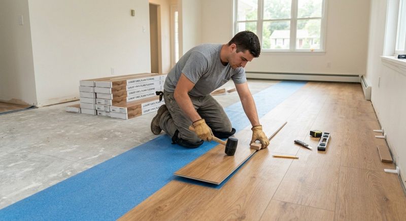 Vinyl Plank Floor Installation in Carlisle, PA